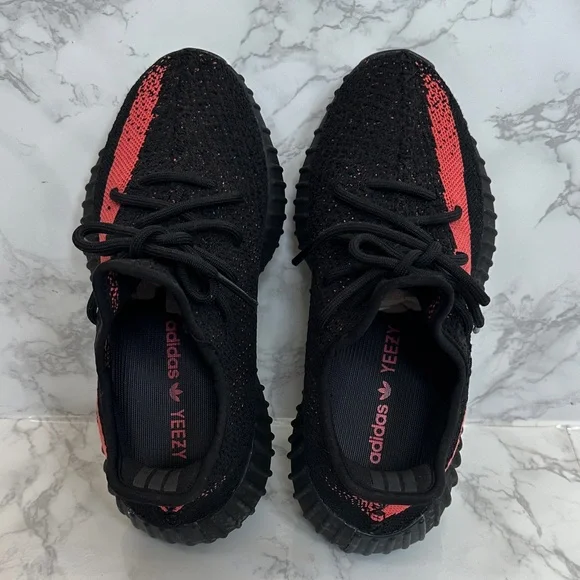 Adidas Yeezy Boost 350 V2 Core Black Red - Picture 5 of 11